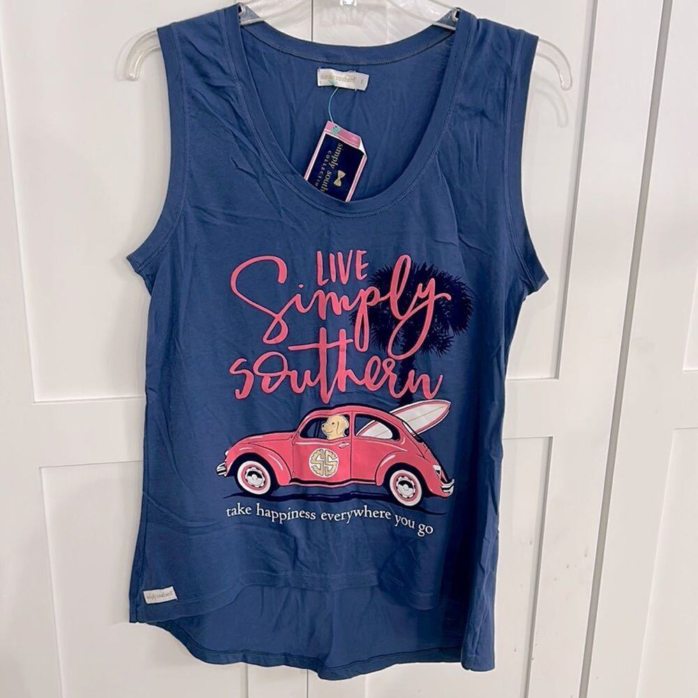 Simply Southern Dog Graphic Print Top - S - NWT